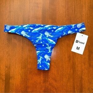 Fused Hawaii NAPILI bottom color Bite Me(blue) thong style nwt